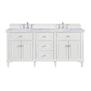 Bright White / Carrara White - 3 Faucet Holes