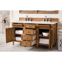 Saddle Brown / White Zeus - 3 Faucet Holes