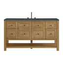 Light Natural Oak / Charcoal Soapstone - 3 Faucet Holes