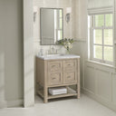 Whitewashed Oak / White Zeus - 3 Faucet Holes