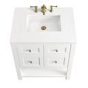 Bright White / White Zeus - 3 Faucet Holes