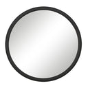 Renwil Olica 40" H x 40" W Wall Mirror - Black