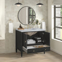 Carbon Oak / Carrara White - 3 Faucet Holes