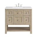 Whitewashed Oak / White Zeus - 3 Faucet Holes