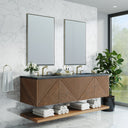 Chestnut / Charcoal Soapstone - 3 Faucet Holes