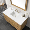 Light Natural Oak / White Zeus - 3 Faucet Holes