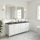 Glossy White / Charcoal Soapstone - 3 Faucet Holes