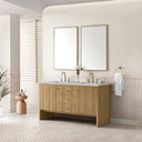 Light Natural Oak / Victorian Silver - 3 Faucet Holes