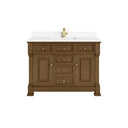 Honey Oak / White Zeus - 1 Faucet Hole
