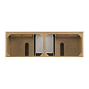 Light Natural Oak / White Zeus - 3 Faucet Holes