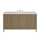 Walnut Whisper / Eternal Jasmine Pearl - 3 Faucet Holes