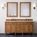 Saddle Brown / Eternal Jasmine Pearl - 3 Faucet Holes