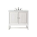 Glossy White / Ethereal Noctis - 3 Faucet Holes