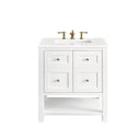 Bright White / White Zeus - 3 Faucet Holes