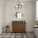 Honey Oak / Parisien Bleu - 3 Faucet Holes