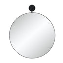 Renwil Adamas 42" H x 36" W Wall Mirror - Black
