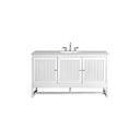 Glossy White / Eternal Jasmine Pearl - 3 Faucet Holes