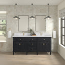 Black Onyx / White Zeus - 1 Faucet Hole