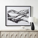 Renwil Mica 45" Wide Wall Art with Wood Frame - Painted Black