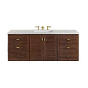 Mid-Century Walnut / Eternal Jasmine Pearl - 3 Faucet Holes