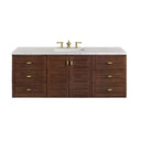 Mid-Century Walnut / Eternal Jasmine Pearl - 3 Faucet Holes