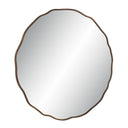 Renwil Bern 40" Tall Round Irregular Mirror - Antique Brushed Brass
