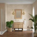 Seaside Oak / White Zeus - 3 Faucet Holes