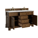 Honey Oak / Eternal Jasmine Pearl - 3 Faucet Holes