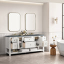 Bright White / Parisien Bleu - 3 Faucet Holes