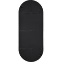 Renwil Ammar 60" Tall Oval Wall Mirror - Black