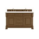 Honey Oak / White Zeus - 3 Faucet Holes