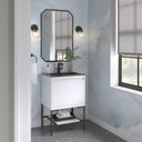 Glossy White / Matte Black / Charcoal Black - 1 Faucet Hole