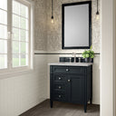 Black Onyx / Victorian Silver - 3 Faucet Holes