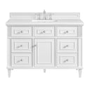 Bright White / White Zeus - 3 Faucet Holes