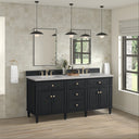 Black Onyx / Eternal Jasmine Pearl - 3 Faucet Holes