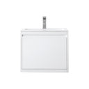 Glossy White / Glossy White - 1 Faucet Hole
