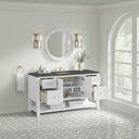 Bright White / Parisien Bleu - 3 Faucet Holes