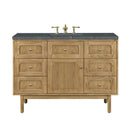 Light Natural Oak / Parisien Bleu - 3 Faucet Holes