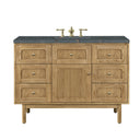 Light Natural Oak / Parisien Bleu - 3 Faucet Holes