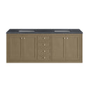 Walnut Whisper / Charcoal Soapstone - 3 Faucet Holes