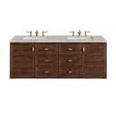 Mid-Century Walnut / Victorian Silver - 3 Faucet Holes