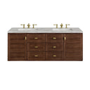 Mid-Century Walnut / Victorian Silver - 3 Faucet Holes