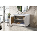 Glossy White / Carrara White - 3 Faucet Holes