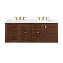 Mid-Century Walnut / White Zeus - 3 Faucet Holes