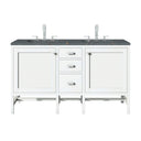Glossy White / Parisien Bleu - 3 Faucet Holes