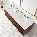 Mid-Century Walnut / Lime Delight - 3 Faucet Holes
