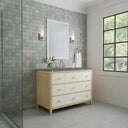 Sunwashed Oak / Parisien Bleu - 3 Faucet Holes