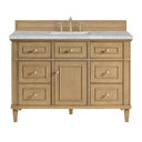 Light Natural Oak / Victorian Silver - 3 Faucet Holes