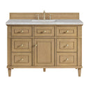 Light Natural Oak / Victorian Silver - 3 Faucet Holes