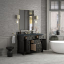 Black Onyx / Charcoal Soapstone - 3 Faucet Holes